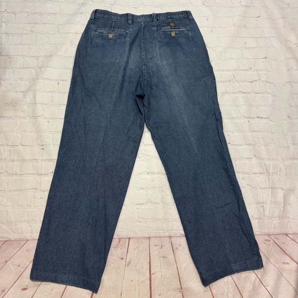 NAUTICA Jeans men’s blue denim slacks relaxed fit Vintage 80s 90s Size 36x34 EuC - Picture 6 of 14